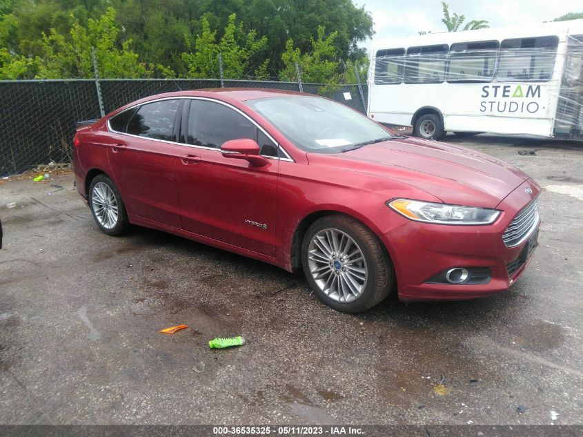 2013 FORD FUSION SE HYBRID - 3FA6P0LU9DR201542