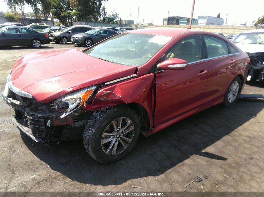 2014 HYUNDAI SONATA GLS - 5NPEB4AC2EH946210