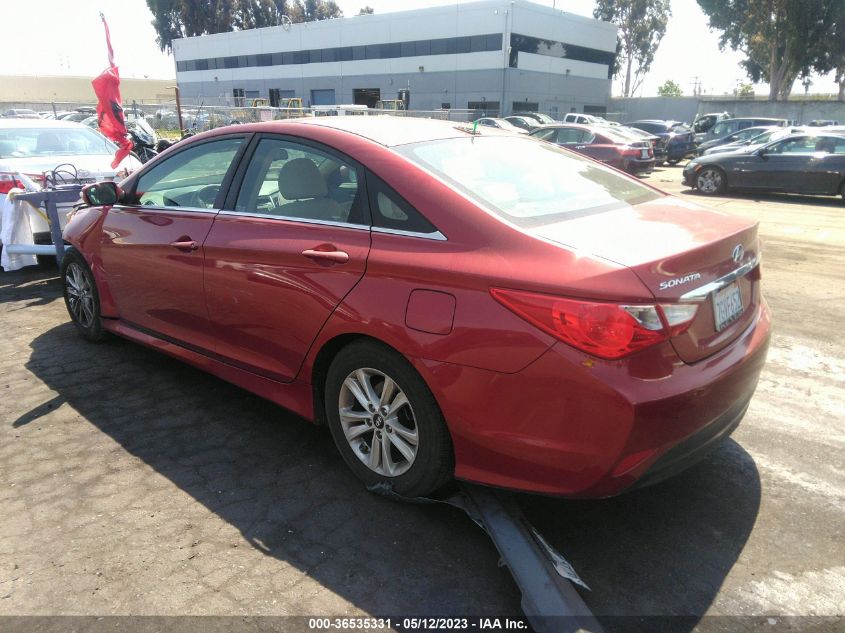 2014 HYUNDAI SONATA GLS - 5NPEB4AC2EH946210