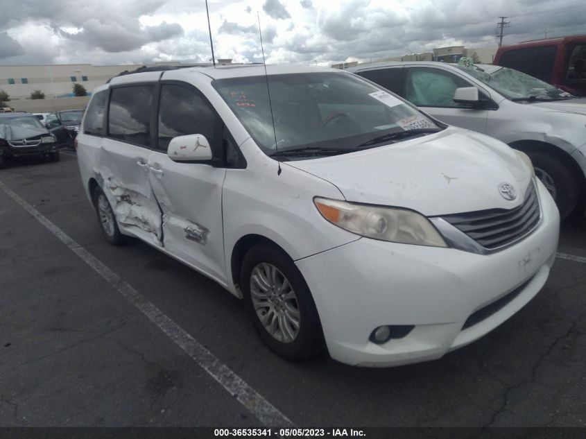 2013 TOYOTA SIENNA XLE AAS/XLE/LTD - 5TDYK3DCXDS287854