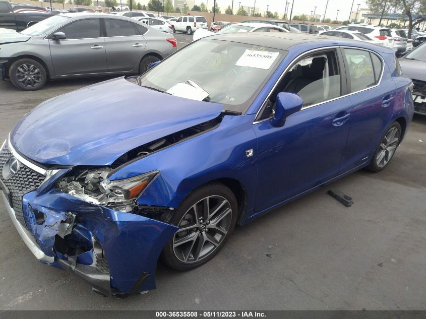 2014 LEXUS CT 200H HYBRID - JTHKD5BH3E2205691