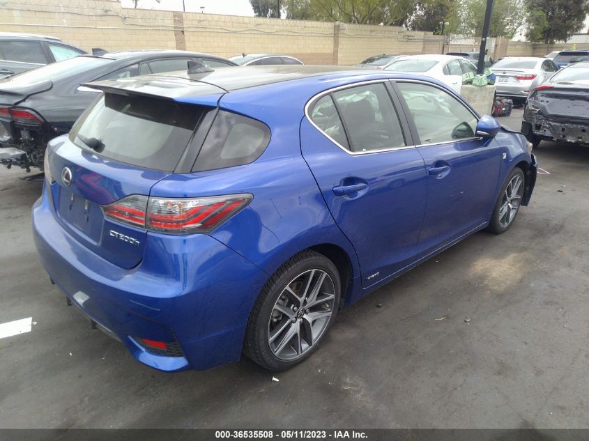 2014 LEXUS CT 200H HYBRID - JTHKD5BH3E2205691