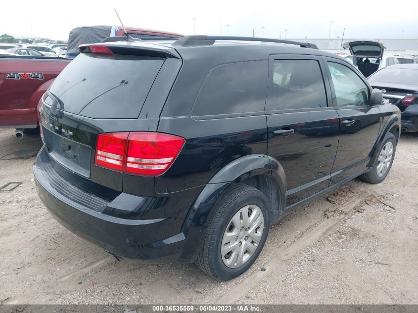 2016 DODGE JOURNEY SE - 3C4PDCAB5GT111001