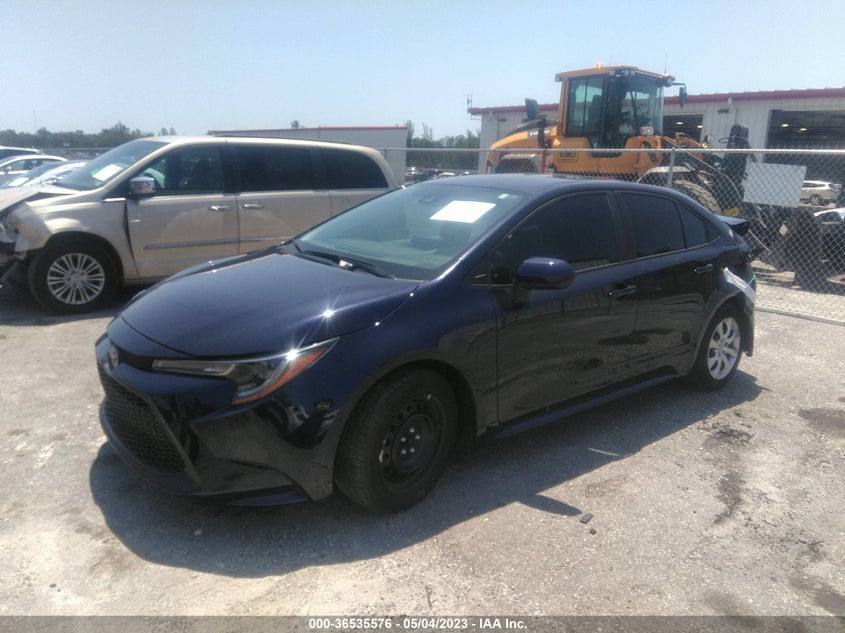 VIN 5YFEPMAE8NP353019 2022 TOYOTA COROLLA LE