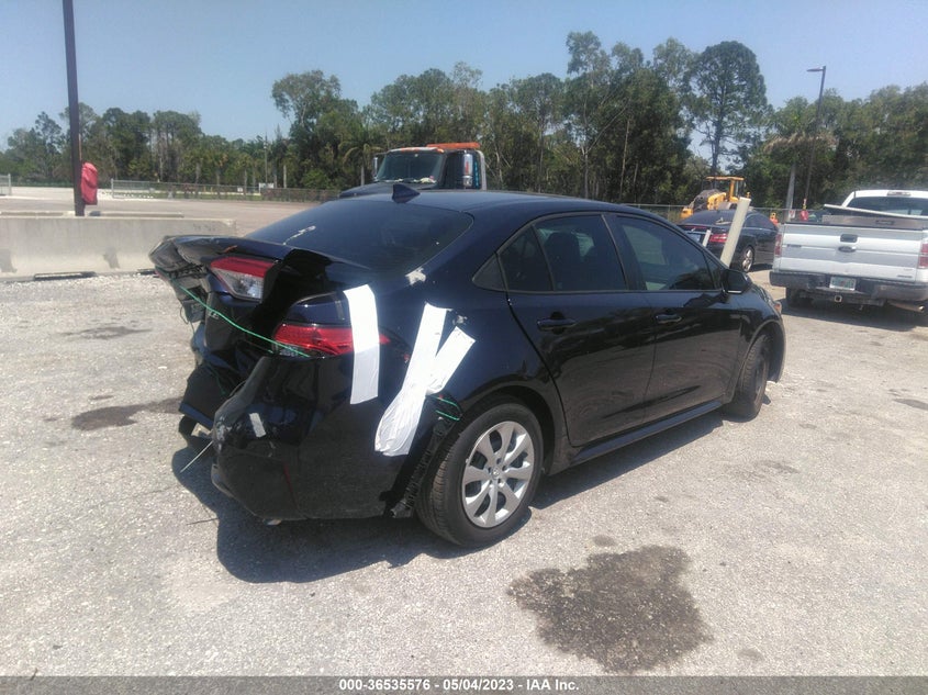 VIN 5YFEPMAE8NP353019 2022 TOYOTA COROLLA LE