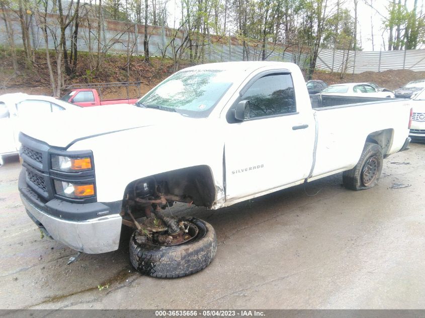 2014 CHEVROLET SILVERADO 1500 WORK TRUCK - 1GCNKPEH5EZ335586