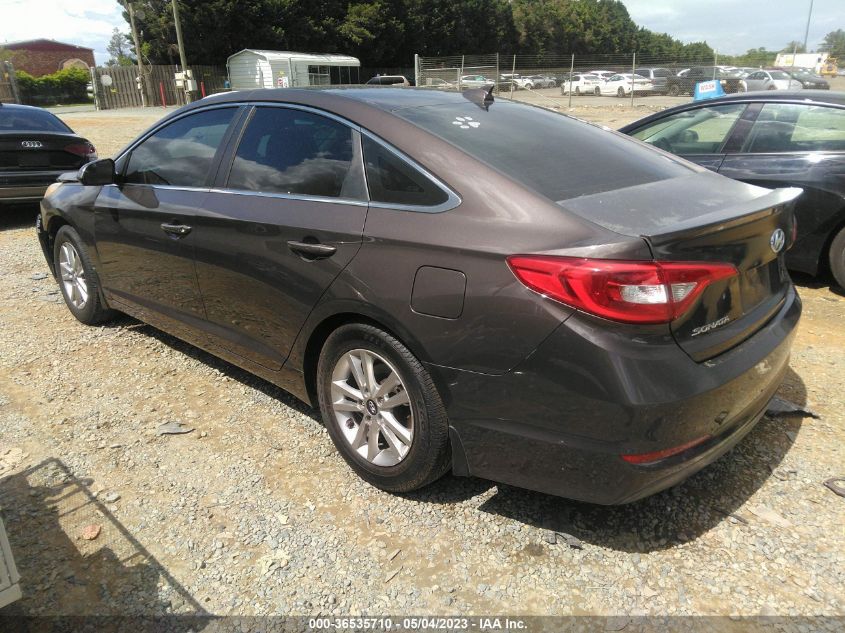 2016 HYUNDAI SONATA 2.4L SE - 5NPE24AF8GH310162