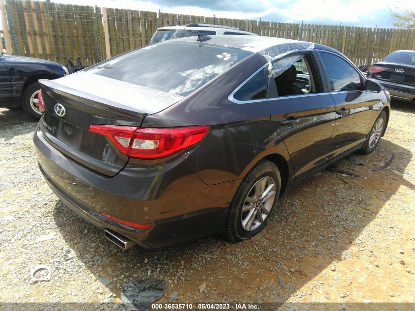 2016 HYUNDAI SONATA 2.4L SE - 5NPE24AF8GH310162