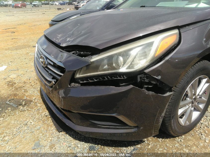 2016 HYUNDAI SONATA 2.4L SE - 5NPE24AF8GH310162