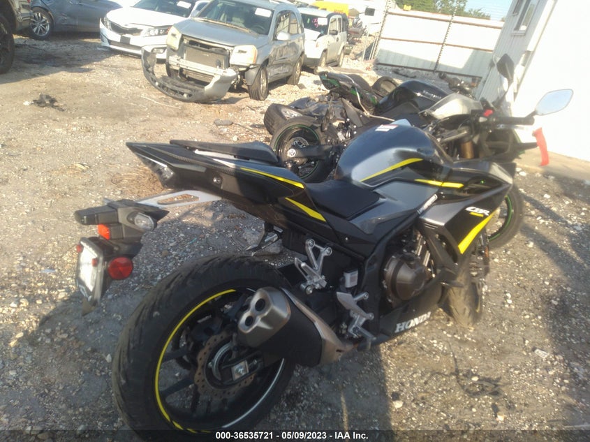 VIN MLHPC6259N5301262 2022 HONDA CBR500 RA