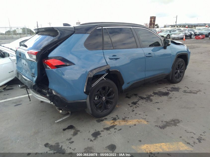 2022 TOYOTA RAV4 HYBRID XSE - JTME6RFV8ND522001