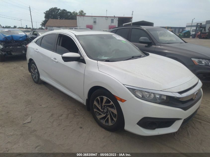 2018 HONDA CIVIC SEDAN EX - 19XFC2F82JE033312