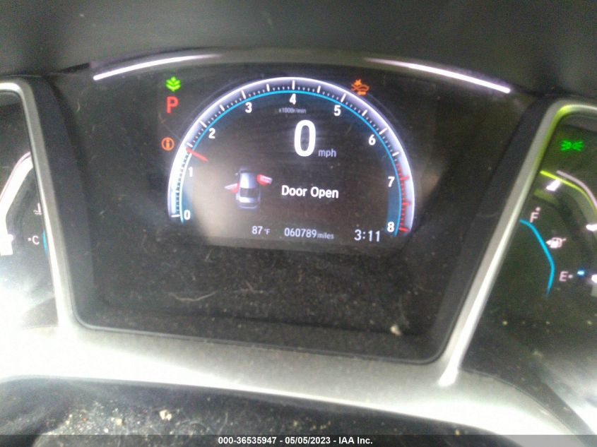 2018 HONDA CIVIC SEDAN EX - 19XFC2F82JE033312