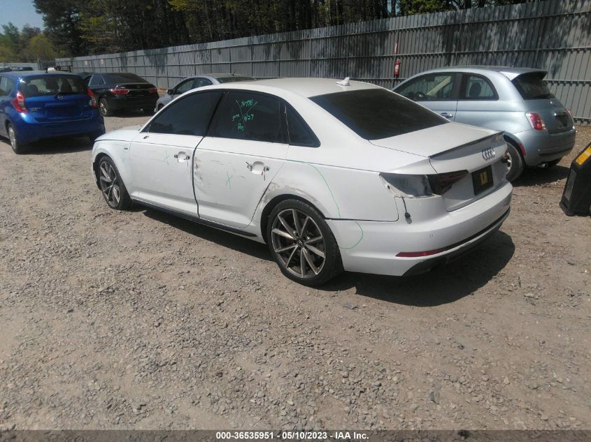 2018 AUDI A4 PREMIUM PLUS - WAUENAF45JN016834