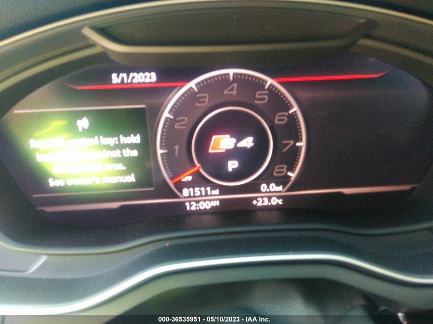 2018 AUDI A4 PREMIUM PLUS - WAUENAF45JN016834