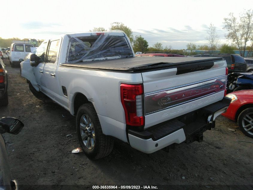 2017 FORD SUPER DUTY F-250 SRW LARIAT/PLATINUM - 1FT7W2BT0HEC61000