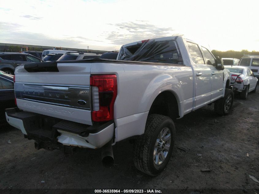2017 FORD SUPER DUTY F-250 SRW LARIAT/PLATINUM - 1FT7W2BT0HEC61000