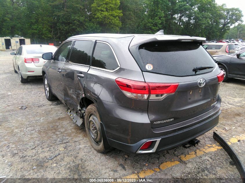2018 TOYOTA HIGHLANDER LIMITED - 5TDDZRFH4JS485203