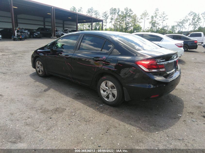 2013 HONDA CIVIC SDN LX - 19XFB2F50DE253609