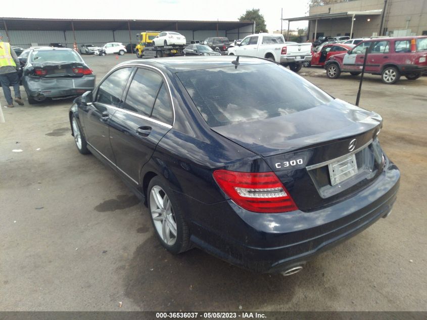 2014 MERCEDES-BENZ C 300 SPORT 4MATIC/LUXURY 4MATIC WDDGF8AB3ER316707