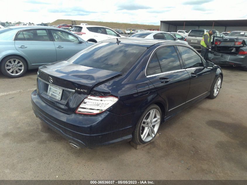2014 MERCEDES-BENZ C 300 SPORT 4MATIC/LUXURY 4MATIC WDDGF8AB3ER316707
