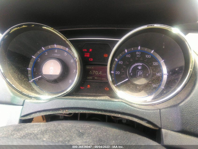 2013 HYUNDAI SONATA GLS PZEV - 5NPEB4AC9DH581085