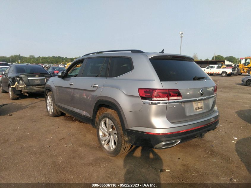 2021 VOLKSWAGEN ATLAS 3.6L V6 SE W/TECHNOLOGY - 1V2HR2CA8MC570937