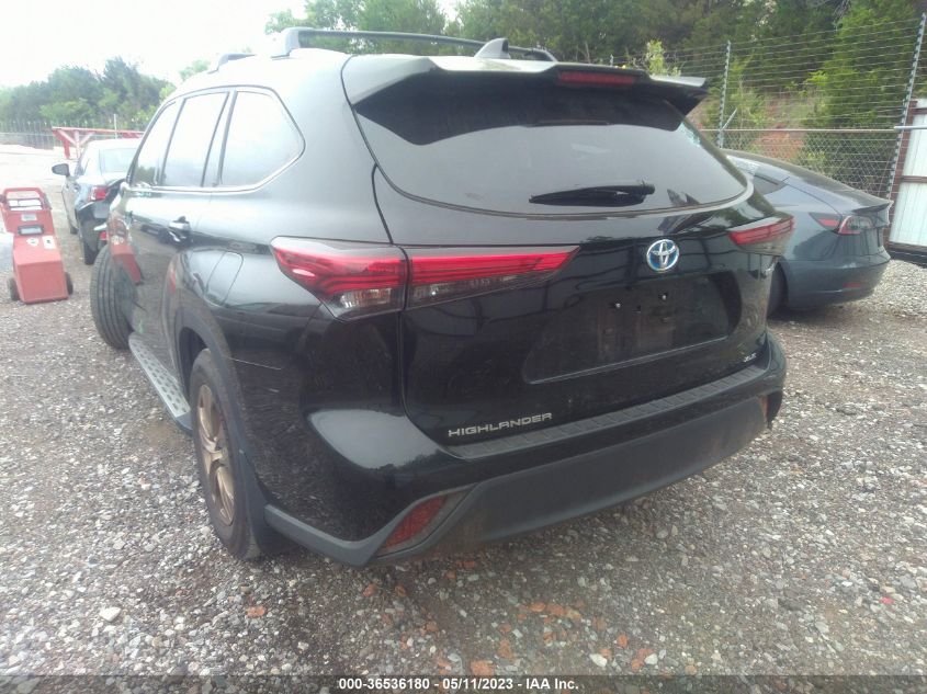 2022 TOYOTA HIGHLANDER HYBRID BRONZE EDITION - 5TDAARAH9NS514086