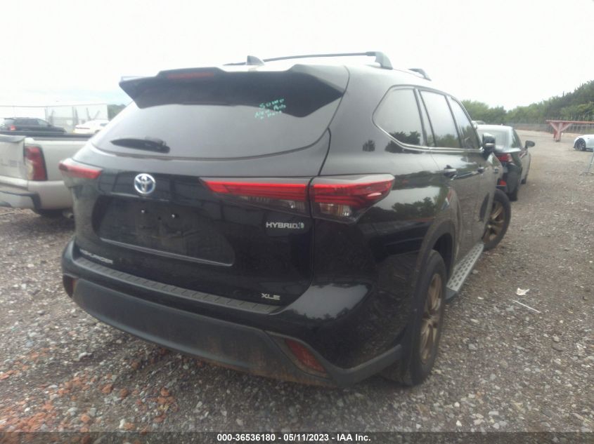 2022 TOYOTA HIGHLANDER HYBRID BRONZE EDITION - 5TDAARAH9NS514086