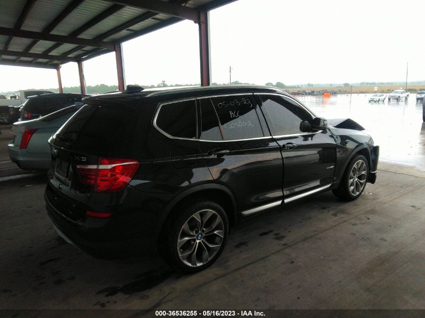 2016 BMW X3 SDRIVE28I - 5UXWZ7C53G0R31648