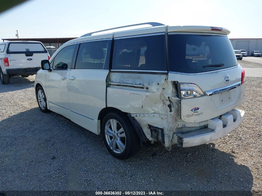 2015 NISSAN QUEST SL - JN8AE2KP3F9121948