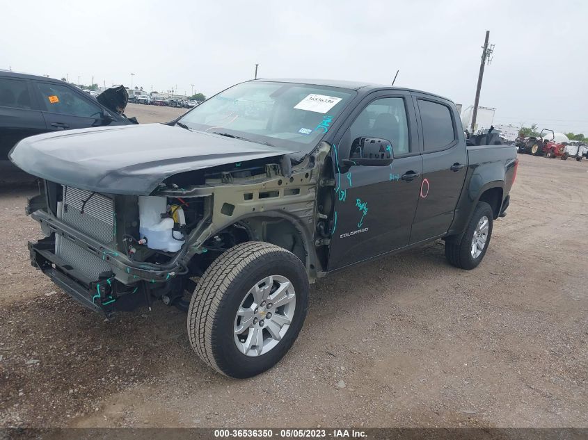 2022 CHEVROLET COLORADO 2WD LT - 1GCGSCEA0N1308752