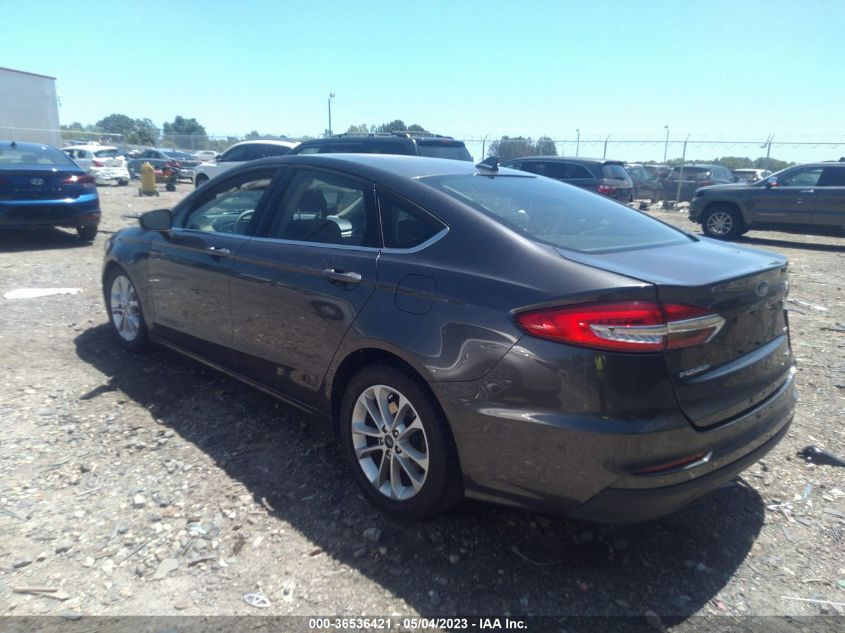 2019 FORD FUSION SE - 3FA6P0HD5KR159294