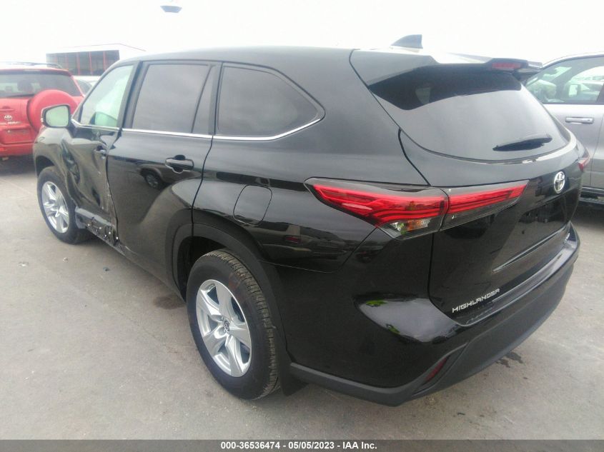 2023 TOYOTA HIGHLANDER L/LE/XLE/XSE/LIMITED - 5TDKDRBH7PS500524