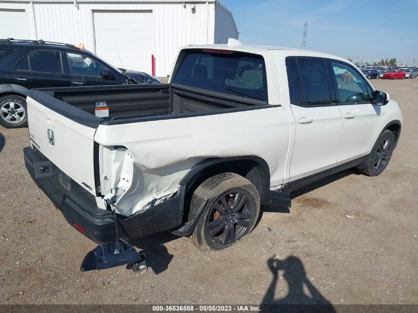 2018 HONDA RIDGELINE SPORT - 5FPYK3F14JB009714