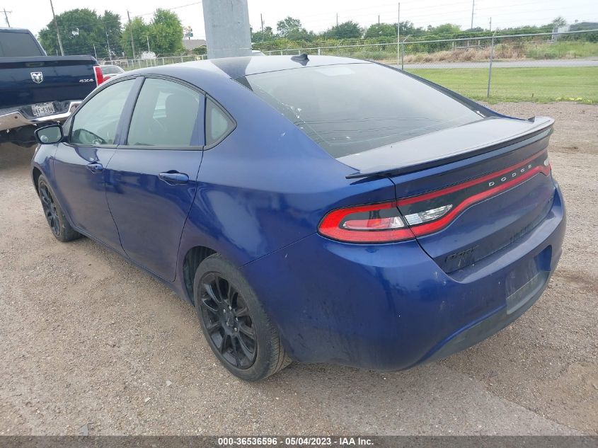 2016 DODGE DART SXT - 1C3CDFBB6GD540575