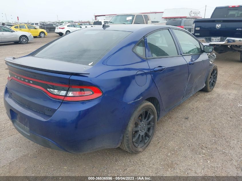 2016 DODGE DART SXT - 1C3CDFBB6GD540575