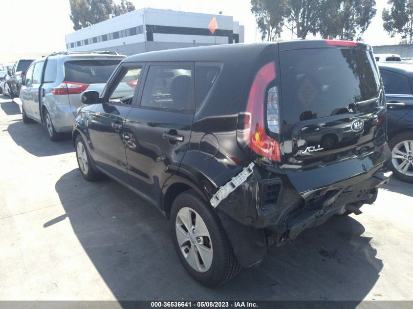 2015 KIA SOUL BASE - KNDJN2A25F7801010