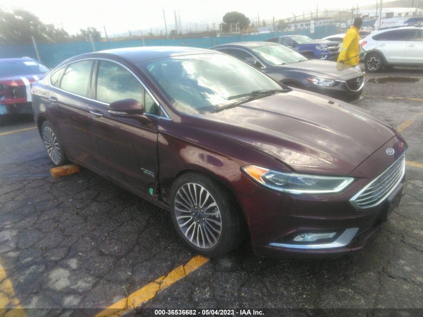 2017 FORD FUSION ENERGI TITANIUM/PLATINUM - 3FA6P0SU4HR306111