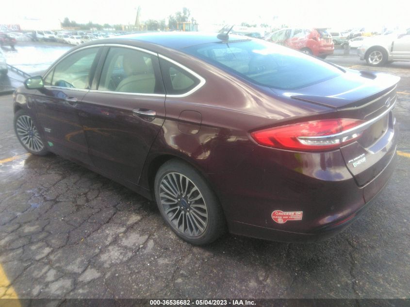 2017 FORD FUSION ENERGI TITANIUM/PLATINUM - 3FA6P0SU4HR306111