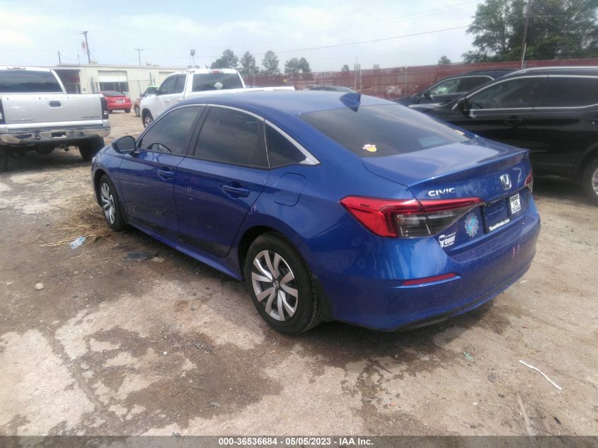 2023 HONDA CIVIC SEDAN LX - 2HGFE2F21PH531196