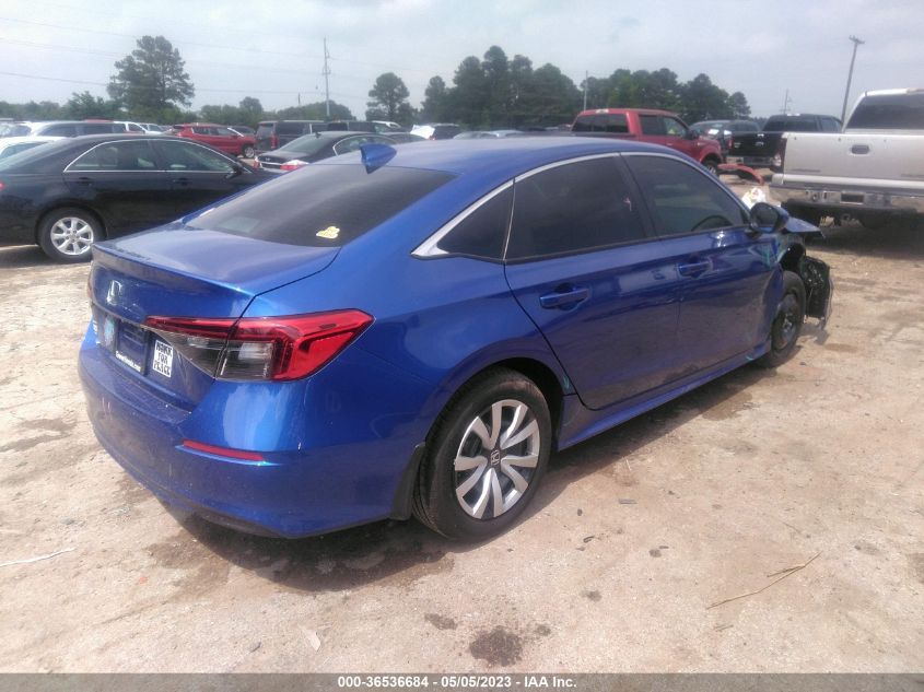 2023 HONDA CIVIC SEDAN LX - 2HGFE2F21PH531196
