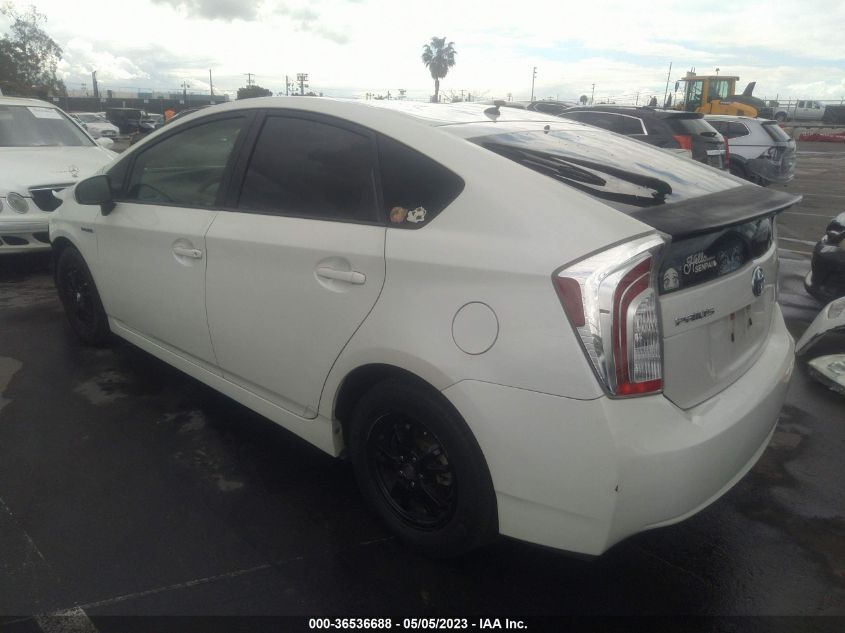 2013 TOYOTA PRIUS ONE/TWO/THREE/FOUR/FIVE - JTDKN3DU9D1705971