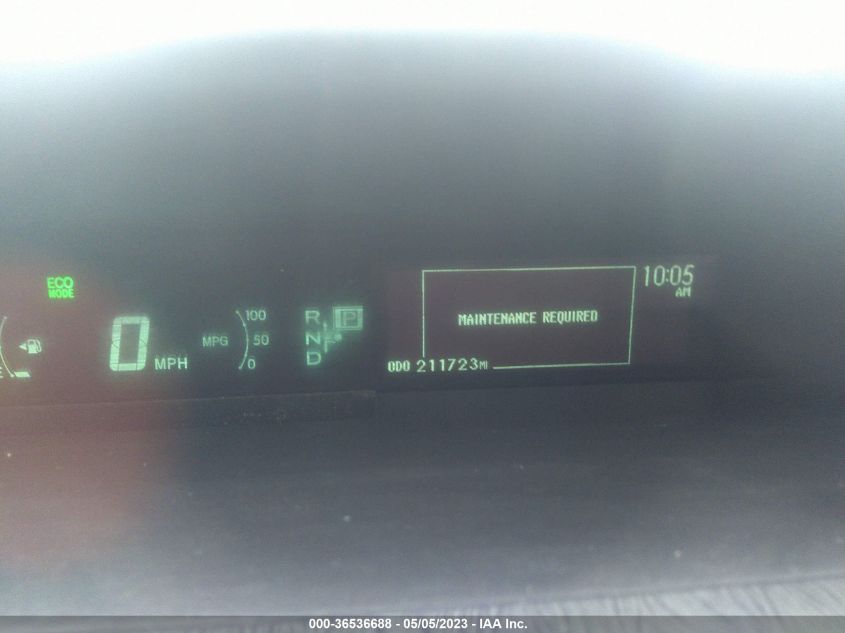 2013 TOYOTA PRIUS ONE/TWO/THREE/FOUR/FIVE - JTDKN3DU9D1705971