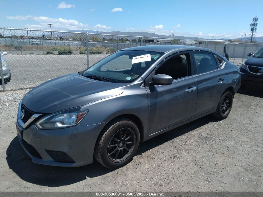 2016 NISSAN SENTRA S - 3N1AB7AP1GY215442
