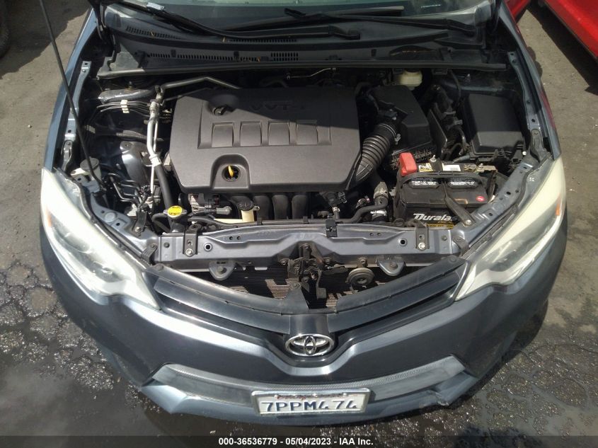 2016 TOYOTA COROLLA L/LE/S/S PLUS/LE PLUS - 5YFBURHE1GP434476