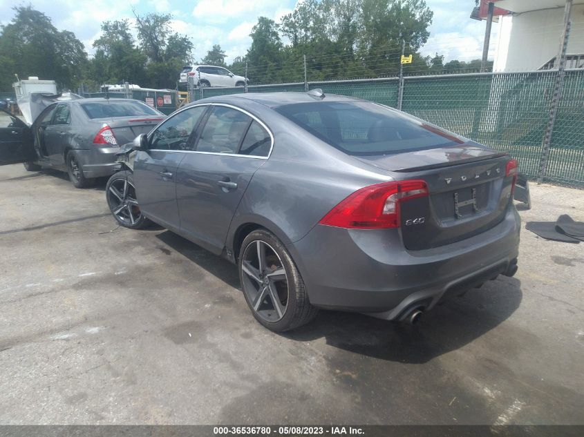 2016 VOLVO S60 T5 DRIVE-E R-DESIGN - YV126MFPXG2396627