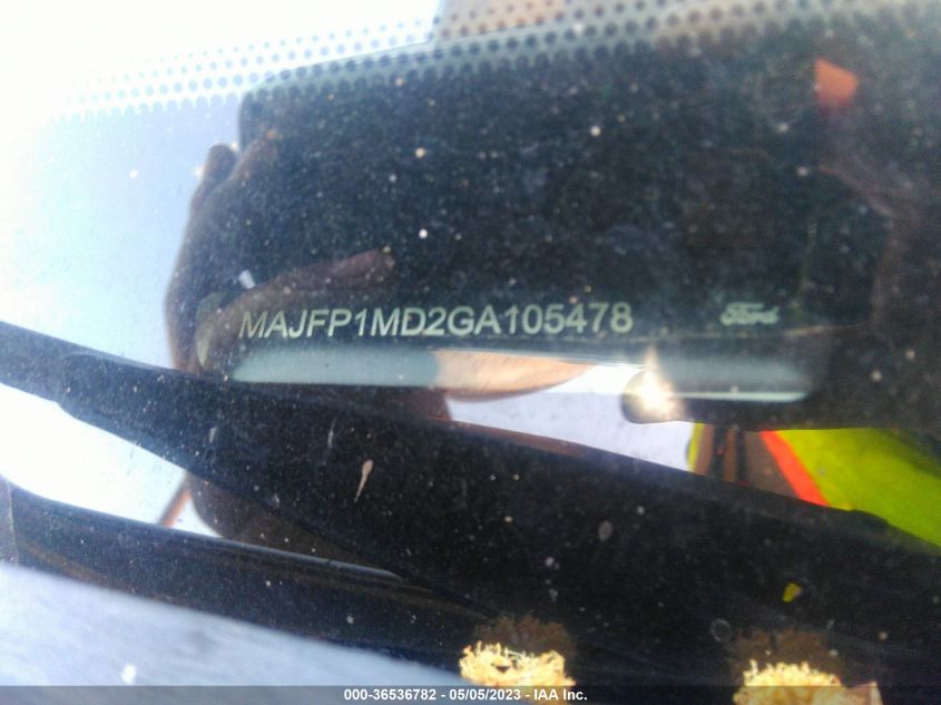 2016 FORD FIGO AMBIENTE MAJFP1MD2GA105478
