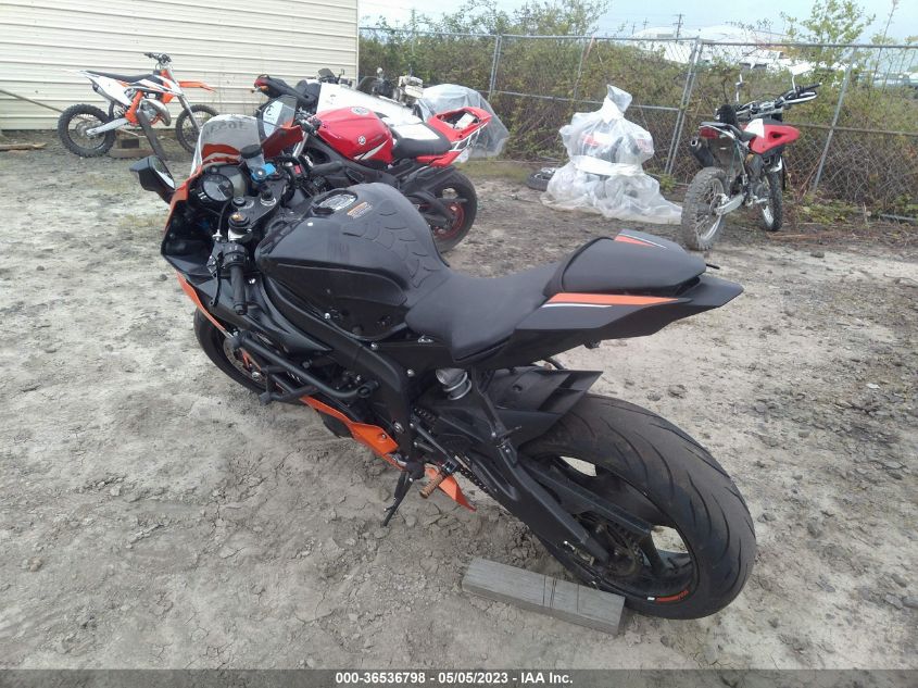 2020 YAMAHA YZFR6 JYARJ28E0LA006214