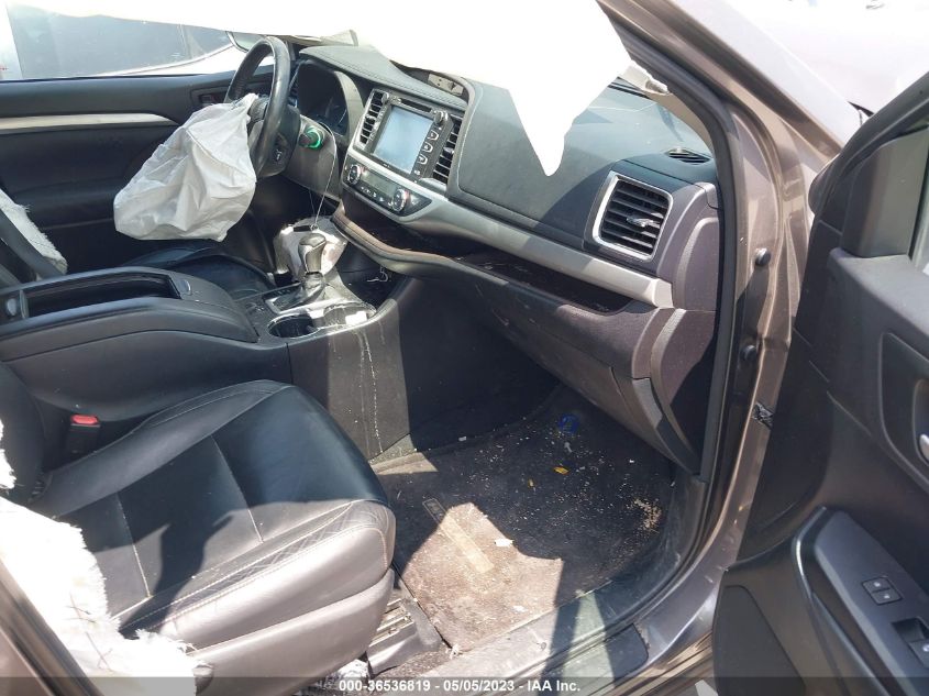 2014 TOYOTA HIGHLANDER XLE - 5TDKKRFH8ES017783